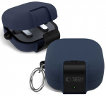 Dėklas &bdquo;Tech-Protect Slim Hook&ldquo; ausinės &bdquo;Samsung Galaxy Buds 4 / 4 Pro Fluffy&ldquo; Mėlyna