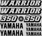 Yamaha 350 Warrior motociklo lipdukų rinkinys