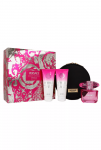 Rinkinys Versace Bright Crystal Absolu EDP 90ml + Losjonas kūnui 100ml + Du&scaron;o želė 100ml + Cosmetics Bag