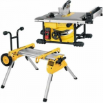 DeWALT stacionarus pjūklas 210 mm su darbastaliu