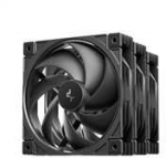 DEEPCOOL Ventil&aacute;tor FD12 V2 3v1, 3x120mm, juoda