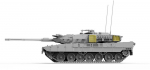 Border Model Leopard 2 A7V tanko modelis 1/35, plastikinis rinkinys BT-040