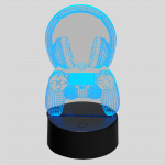 MECHARITE 3D LED lempa - valdiklis ir ausinės