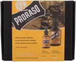 PRORASO Wood & Spice Special Beard Care Set Plaukų &scaron;ampūnas 200ml barzdos priežiūra Vyrams