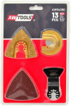 AW-Tools AWTOOLS MT PJŪKLELIŲ RINKINYS 13vnt.