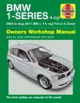 KNYGA BMW 1-Series 4-cyl Petrol & Diesel (04 - Aug 11) Haynes Repair Manual