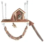 Žaidimų aik&scaron;telė graužikams: Trixie Natural Living Janne žaidimų aik&scaron;telė, 26x22 cm