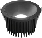 40W LED lauko įleidžiamas &scaron;viestuvas QUANTUM, juodas, CCT, IP44