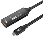 PremiumCord USB 3.2 Gen 2 repeater a prodlužovac&iacute; kabelis C-Male-A-Female, 10Gbps Aliuminio 7m