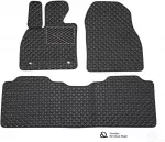 Kilimėliai QuiltyMats TOYOTA VERSO 2009-2018 (3 vnt.), Juodas-Gray /13-16