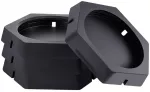 Guminės atraminės pagalvėlės priekabai 4 vnt.. kiekvienos galia 2.3 t. plotas 254 mm