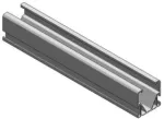 Usorteret Van der Valk - Aliuminio profilis Side++ L=3520 mm XXL