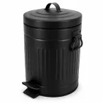 Relaxdays Retro stiliaus vonios kambario &scaron;iuk&scaron;liadėžė su pedalu, 5 l