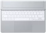 Klaviatūra Samsung Book Cover Keyboard Slim do Galaxy Tab S12+ sidabrinė