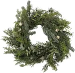 Bloomingville - Pine Wreath - Žalias - Diameter: Approximately 24 inches, Gylis: Approximately 4 inches