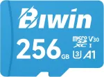 BIWIN 256 GB Micro SDXC atminties kortelė, UHS-I, V30, U3, 10 klasės, MS100