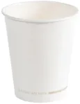 Puodelis, Duni, popierinis, baltas, 24 cl, pakuotė po 50 vnt.