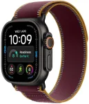 I&scaron;manusis laikrodis Apple Apple Watch Ultra 4 49 mm Trail Loop S/M Juodas / Burgundy