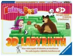 Dėlionė Ravensburger stalo žaidimas &bdquo;Ma&scaron;a ir lokys 3D Labyrinth&ldquo;, 2&ndash;4 žaid., nuo 3 m.