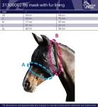 Harry's Horse 31300002 Apsauginė kaukė nuo musių be ausų &ndash; S, juoda