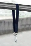 Houson kabliukas karabinas durų skersiniui, 2 vnt., gimnastikos skersinis ir prisitraukimų skersinis, sūpynių pakabinimo dirželiai su d formos žiedu, maksimali apkrova 200 kg