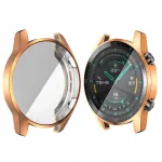 Silikoninis dėklas Huawei Watch Gt2 46mm, rožinis auksas