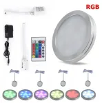 Led spintelės ap&scaron;vietimas 4 vnt., 2.5w Rgb, virtuvės baldams