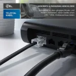 Csl Interneto Kabelis: Tae-f į Rj45, 1m, Juodas
