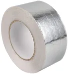 Xzrdingjie aliuminio juosta, lipni aliuminio juosta, thermoshield, kar&scaron;čio apsaugos juosta, sustiprinta stiklo tinklelio audiniu, 25 m temperatūrai atspari izoliacinė juosta (5 cm x 25 m)