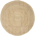 Kilimas Balta &Oslash; 240 cm Džiutas