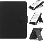 Hoyixi universalus dėklas 6.8 colių, 7 colių Kindle el. skaityklėms, suderinamas su Paperwhite 2024-2019/kobo Clara Hd/kobo Clara 2e odinis stovas apsauginis dėklas 6-6.8 colių Pocketbook/tolino/sony