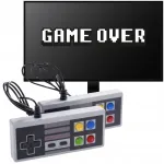 Pegasus 620 žaidimų konsolė su 2 valdikliais Mario Super dovana vaikui Retro Tv konsolė