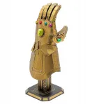 Captain Smart Metal Earth Prabangus plieno rinkinys Marvel Avengers Infinity Gauntlet