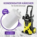 Kondensatorius 25&micro;f 500v - pakaitalas K&auml;rcher 9.085-013.0 varikliui - Cbb60 25 500vac, skirtas K2 slėginiams plovikliams