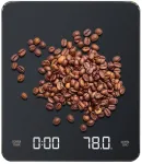 Miuuipi mini kavos svarstyklės su laikmačiu, įkraunamos espresso svarstyklės, 3kg / 0,1 g tikslios svarstyklės espresso, su led ekranu, ne&scaron;iojamos skaitmeninės virtuvinės svarstyklės su automatiniu laiko skaičiavimu