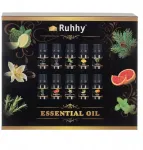 Eterinių aliejų rinkinys 10 x 15ml drėkintuvui difuzoriui kvapnūs