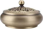 Alinory nerūdijantis, neblunka, i&scaron;skirtinis apdirbimas, patvarus smilkalų degiklis, varinis smilkalų degiklis, skirtas namų biuro dovanoms, amatų ornamentai