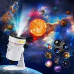 Astarama planetariumo projektorius, 4K, 10 projekcinių plok&scaron;telių, Telescope star projector