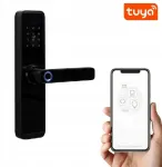 Rankena su kodu Tuya, durų spyna Rfid Wifi