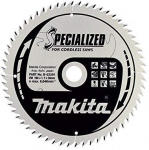 Makita B-53291 T.C.T. pjūklas 190X1.7X20mm 20&deg; T60 SPECIALIZED akum. diskiniams pjūklams