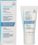 Ducray Keracnyl Moisturizing Repair Creme drėkinamasis kremas į aknę linkusiai odai, 50 ml