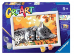 Ravensburger CreArt spalvinimo knygelė vaikams Rudens katės