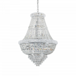 Pakabinamas &scaron;viestuvas Ideal Lux Suspended lamp with 24 lights DUBAI, E14, juodas