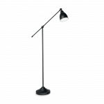 Ideal Lux Floor lamp with 1 light NEWTON, E27, juodas