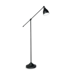Ideal Lux Floor lamp with 1 light NEWTON, E27, juodas