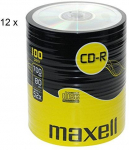 CD-R diskai MAXELL, 700MB, 52X, 80min., 100 vnt.