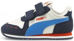 Puma Avalynė Vaikams Cabana Racer Sl V Inf Nimbus Baltas Mėlyna Raudona 351980 93