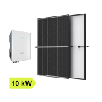 Saulės elektrinės komplektas 10kW: auk&scaron;tos srovės inverteris SUNGROW Multi-MPPT + TrinaSolar VERTEX S saulės moduliai