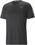 Puma Bėgimo Mar&scaron;kinėliai Vyrams Fit Taped Tee Juodas 523190 01