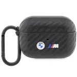 BMW Carbon Double Metal Logo - dėklas skirtas Apple AirPods Pro 2 (Juodas)